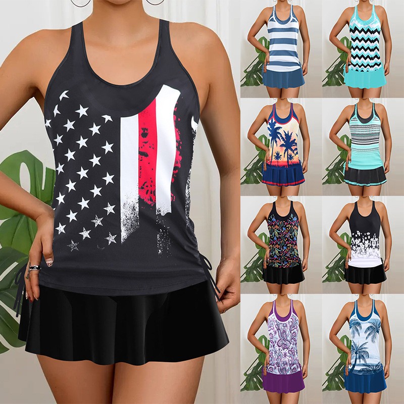 Tops - Tankini Woman Bikini Sleeveless Tank Top