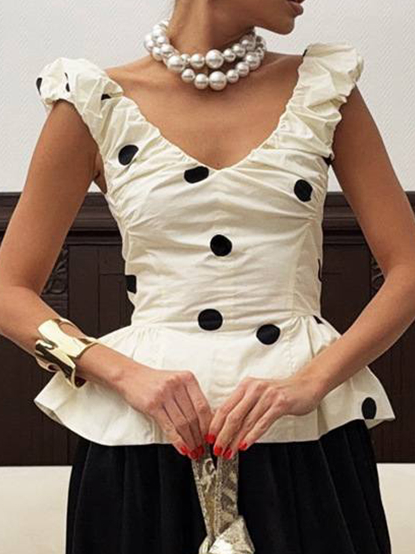 Women 2 Piece Polka Dot Dress  - огляд і ціна Dresses