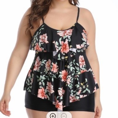 Tankini Woman Bikini Floral Pr - огляд і ціна Tops