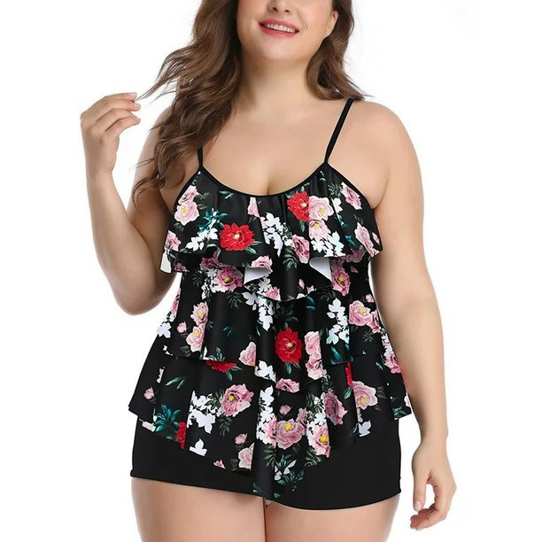 Tankini Woman Bikini Floral Pr - огляд і ціна Tops