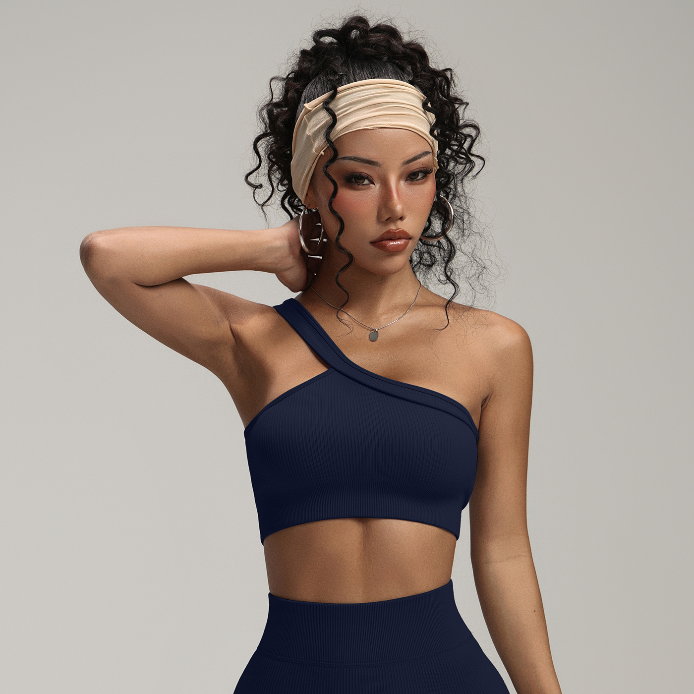Women One Shoulder Ribbed Spor - огляд і ціна Seamless Ribbed Workout Tank Top