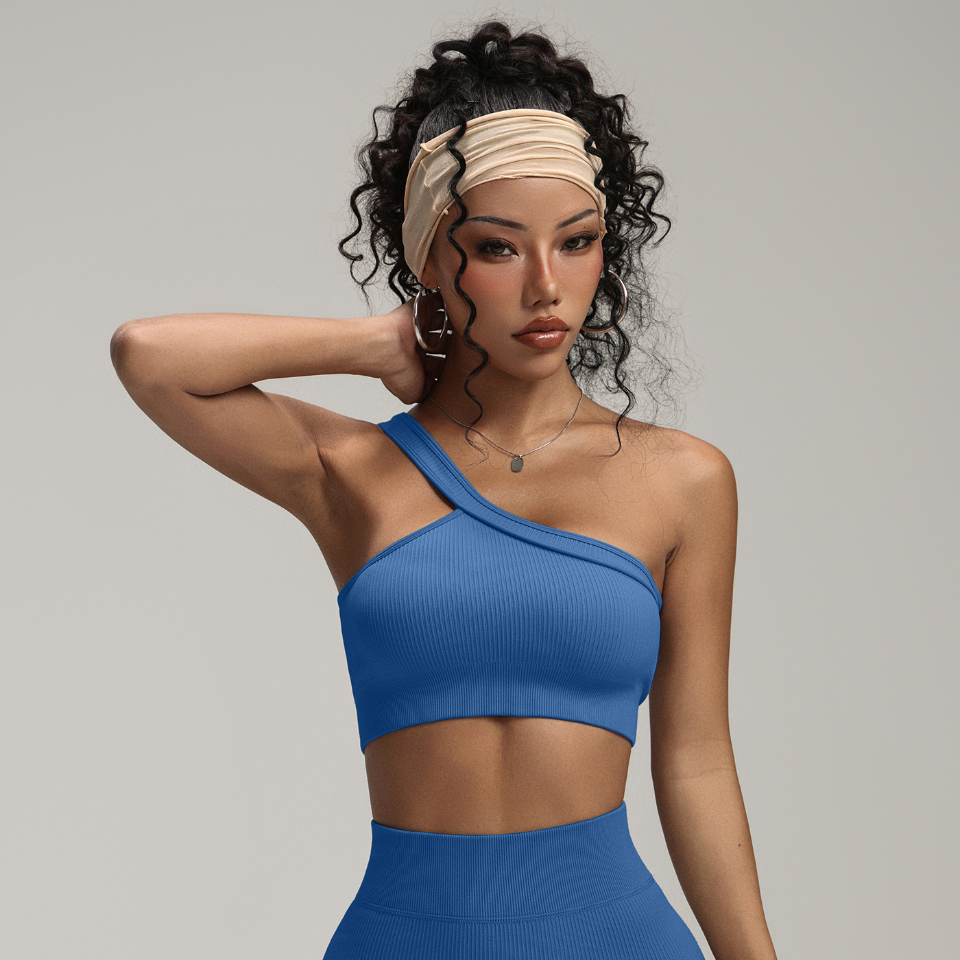 Women One Shoulder Ribbed Spor - огляд і ціна Seamless Ribbed Workout Tank Top