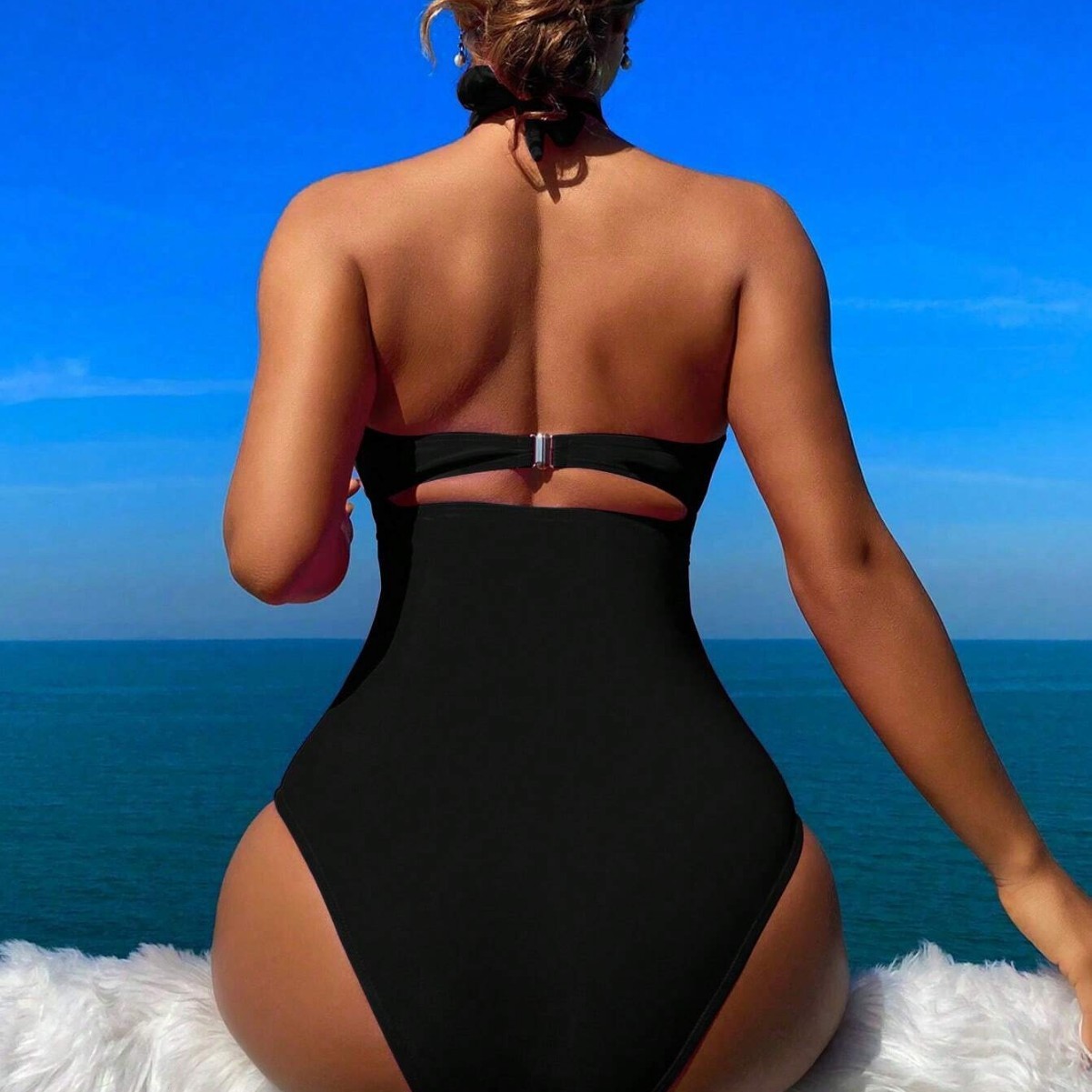 Women Swimsuit Halter Neck Sol - огляд і ціна Swimwear