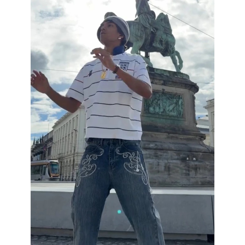 Retro Y2K 2 Pcs Set Street Sty - огляд і ціна Jeans