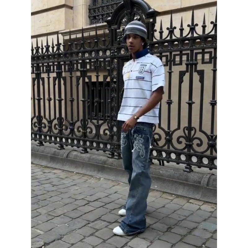 Retro Y2K 2 Pcs Set Street Sty - огляд і ціна Jeans