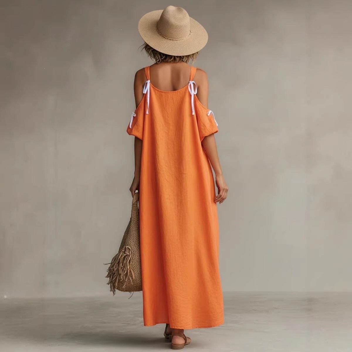 Summer Woman Dress Puff Sleeve - огляд і ціна Off Shoulder Puff Sleeve Sundress