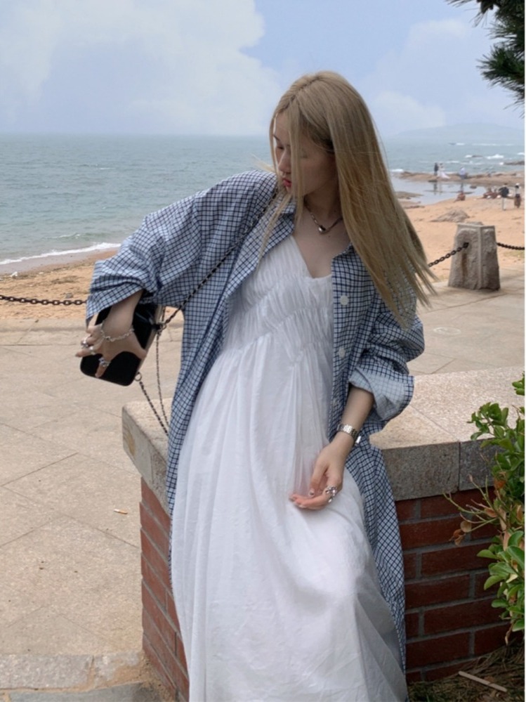 Chic plus Size Set Lazy Style  - огляд і ціна Korean Style A Line Shirt Dress