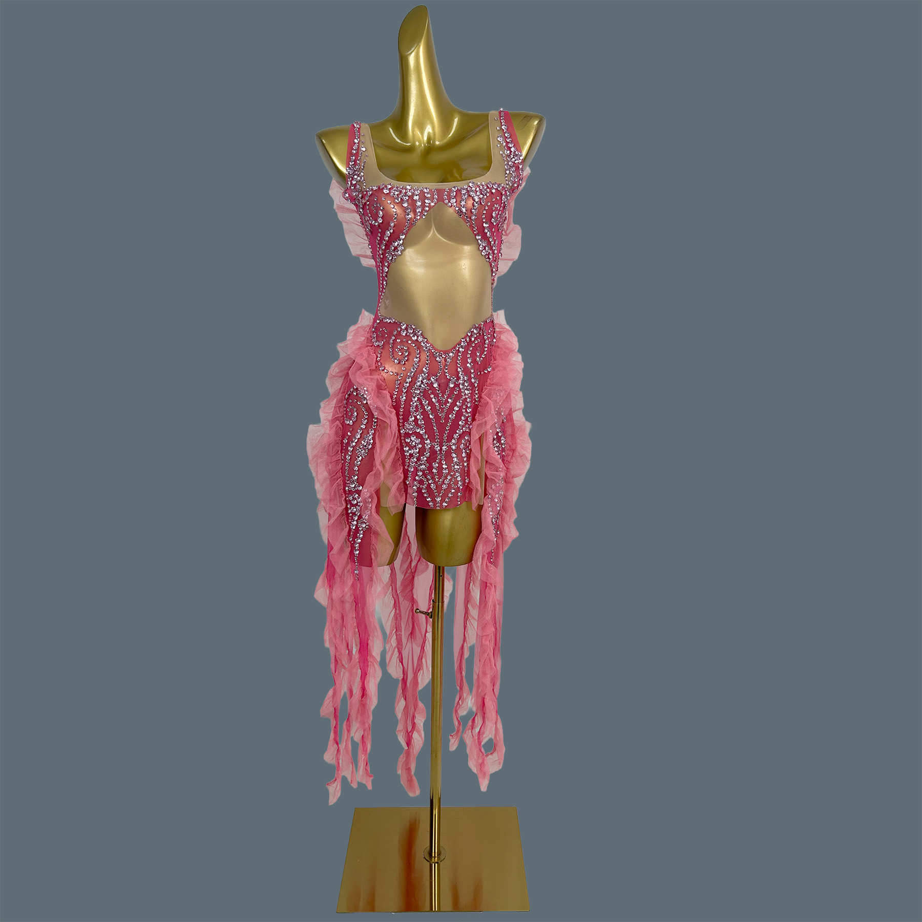 Fashion Sparkly Crystal Rhines - огляд і ціна Sparkly Rhinestone Club Party Dress