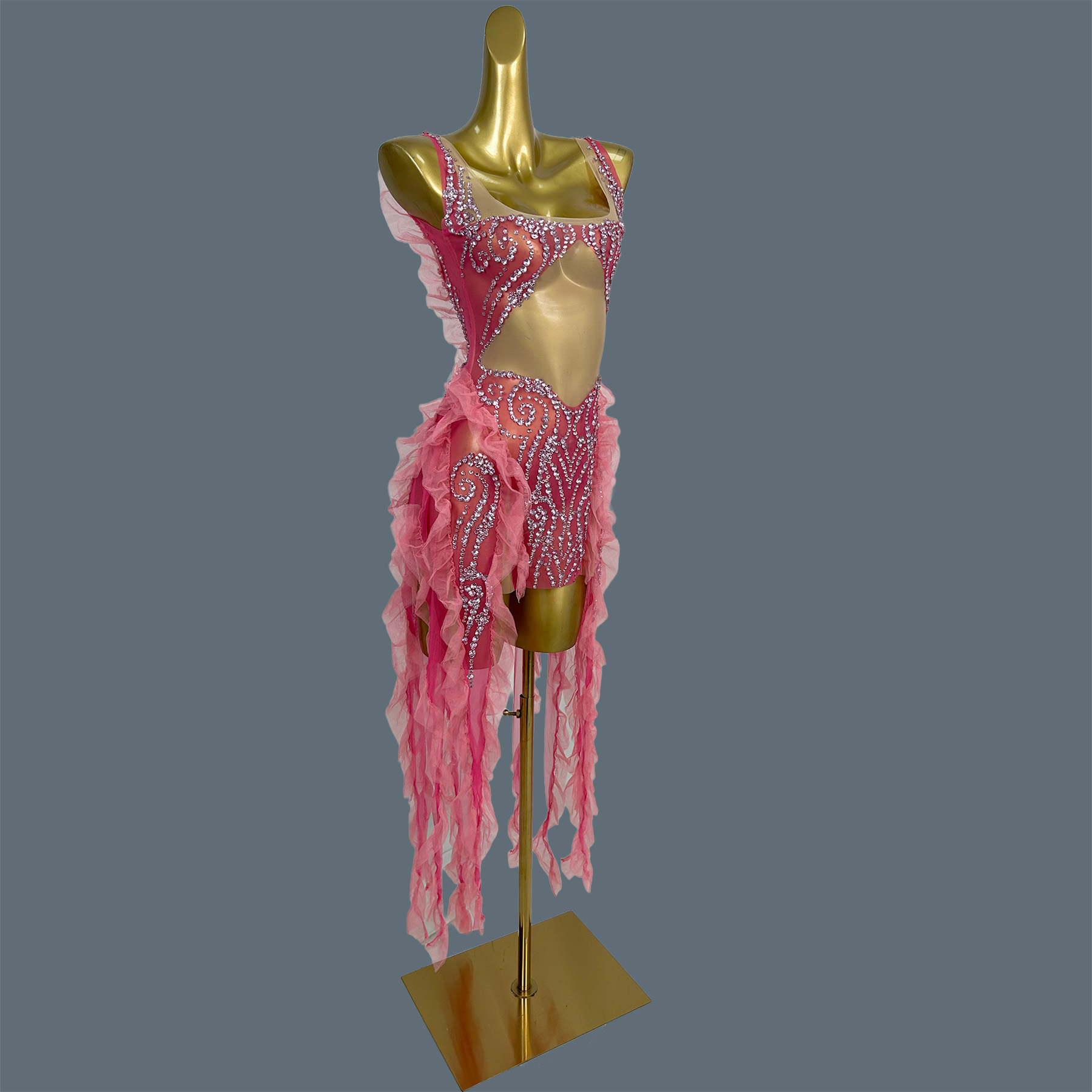 Fashion Sparkly Crystal Rhines - огляд і ціна Sparkly Rhinestone Club Party Dress