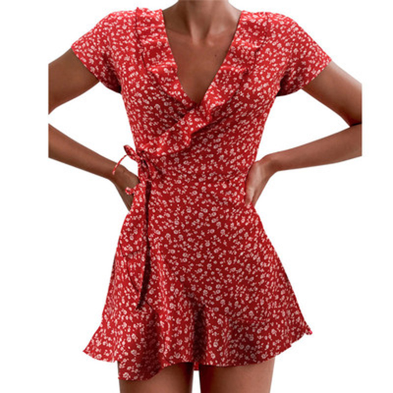 Summer Women’s Floal A-Line Dr - огляд і ціна French Vintage Floral Midi Dress