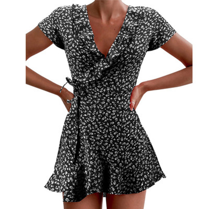 Summer Women’s Floal A-Line Dr - огляд і ціна French Vintage Floral Midi Dress