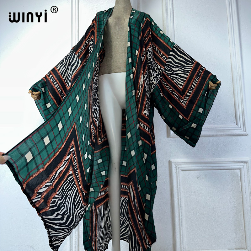 WINYI kimono sexy summer 2025  - огляд і ціна Boho Summer Beach Maxi Dress