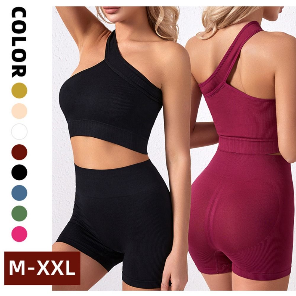2Pcs Reusable Seamless Women W - огляд і ціна Seamless Ribbed Workout Tank Top