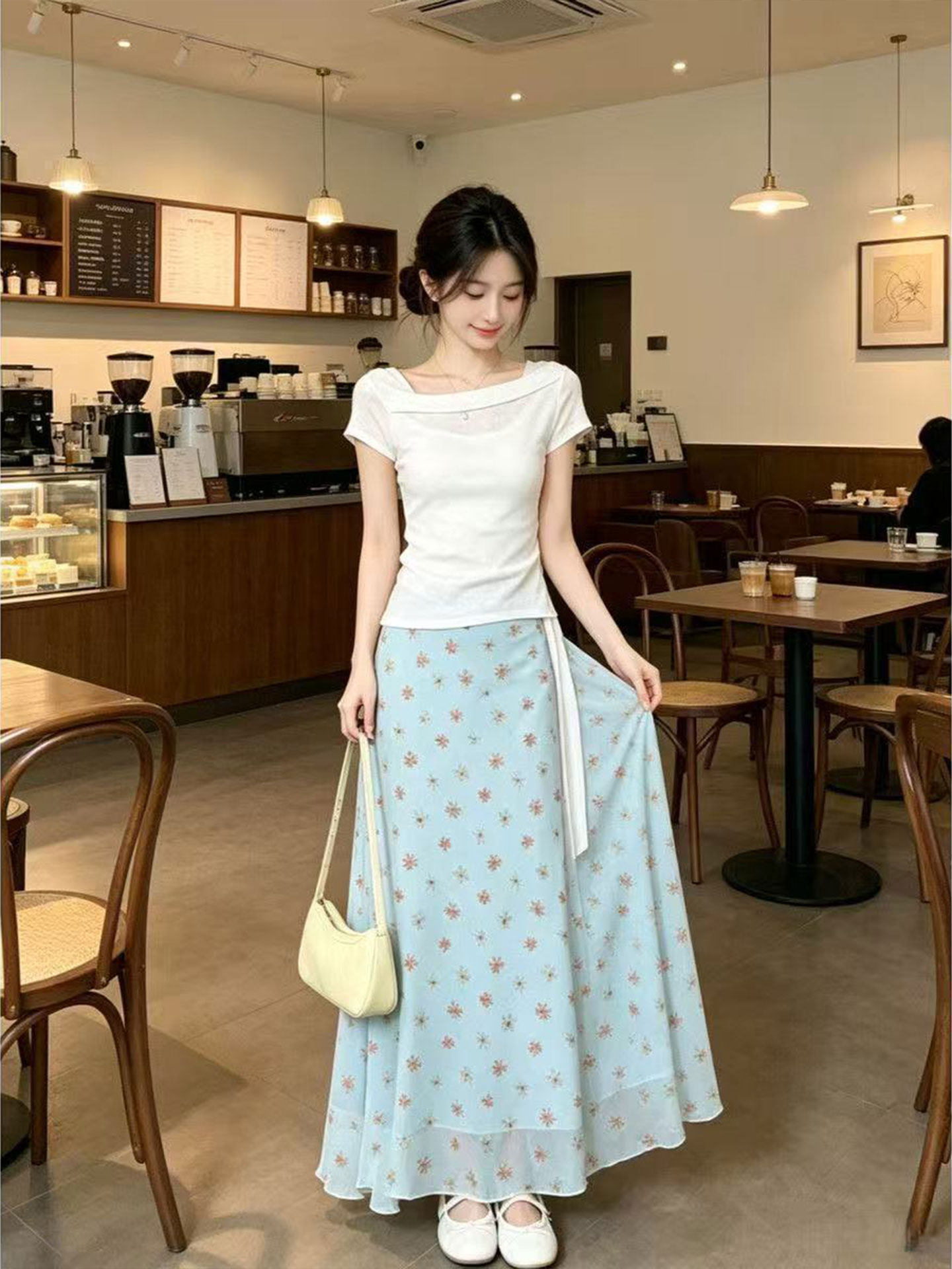 Korean Design A-Line Fish Tail - огляд і ціна Korean Style A Line Shirt Dress