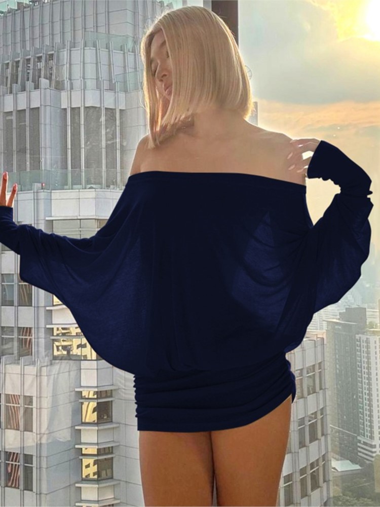 New Fashion Off Shoulder Sheer - огляд і ціна Sexy Mesh Sheer Bodycon Dress