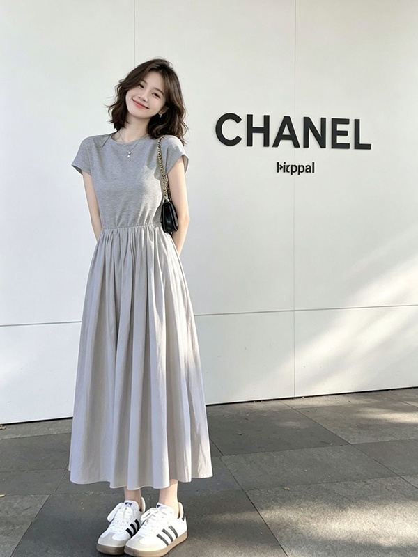plus Size Women's Korean Style - огляд і ціна Korean Style A Line Shirt Dress