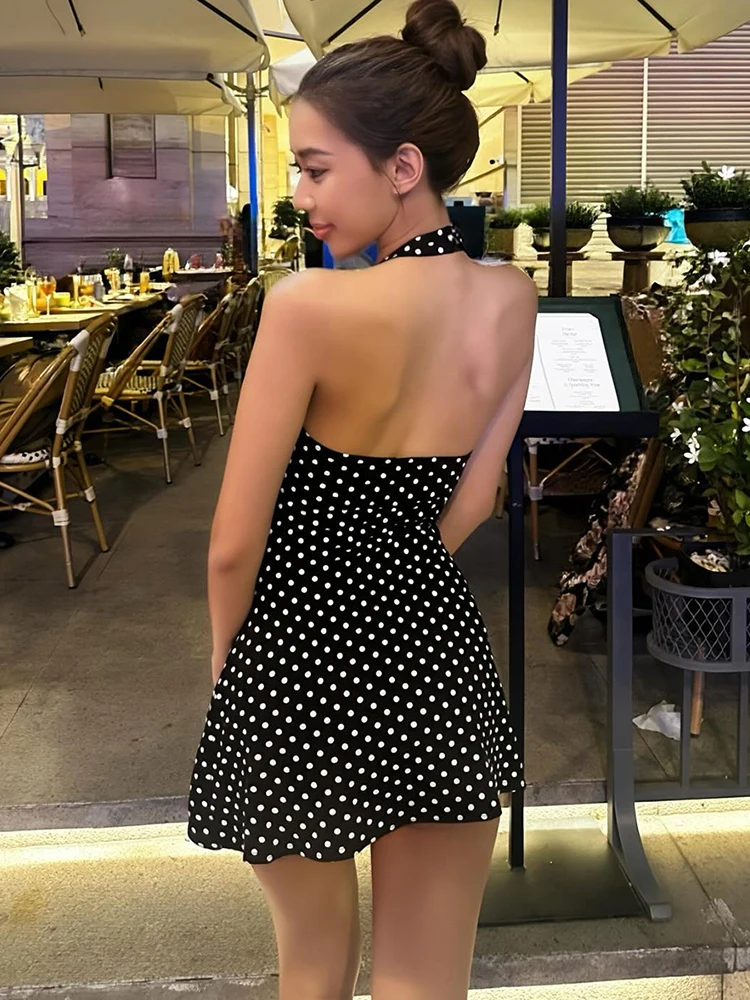 FDEY Trend Sexy Backless Dress - огляд і ціна Y2K Backless Halter Mini Dress