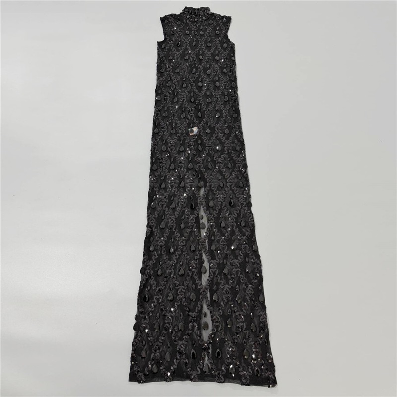 Black Sparkly Sexy Prom Dress  - огляд і ціна Sexy Mesh Sheer Bodycon Dress