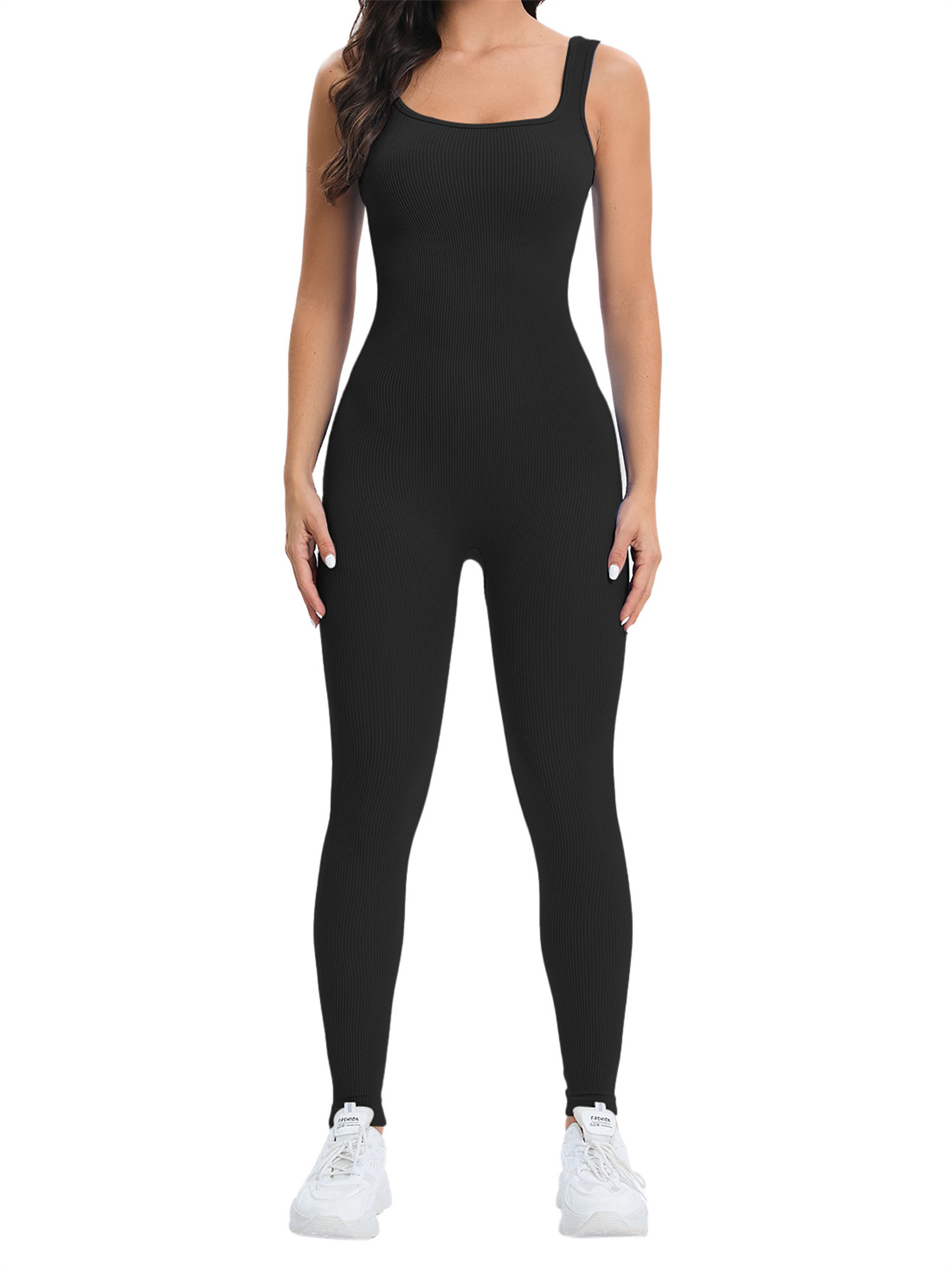 Women Workout Seamless Jumpsui - огляд і ціна Seamless Ribbed Workout Tank Top
