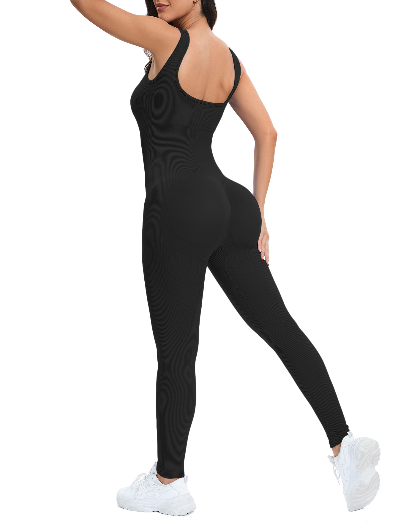 Women Workout Seamless Jumpsui - огляд і ціна Seamless Ribbed Workout Tank Top