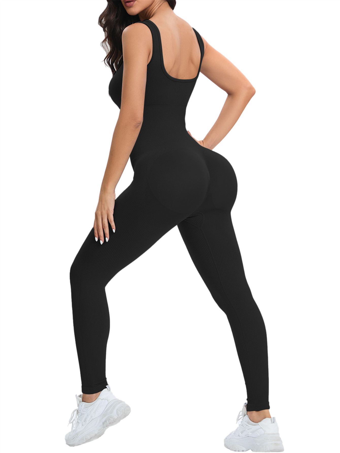 Women Workout Seamless Jumpsui - огляд і ціна Seamless Ribbed Workout Tank Top