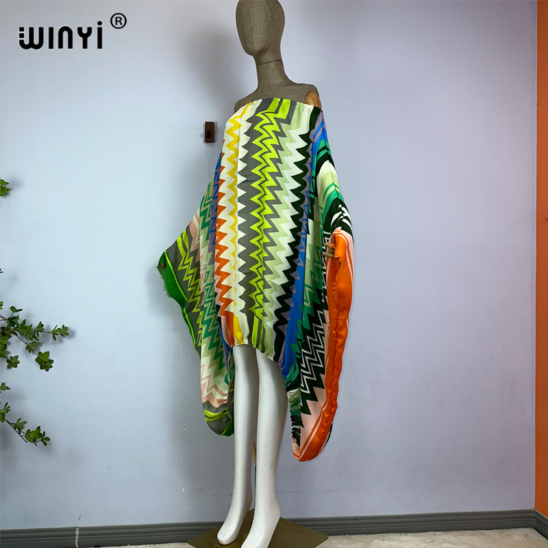 WINYI Women Sexy One Neck Maxi - огляд і ціна Boho Summer Beach Maxi Dress