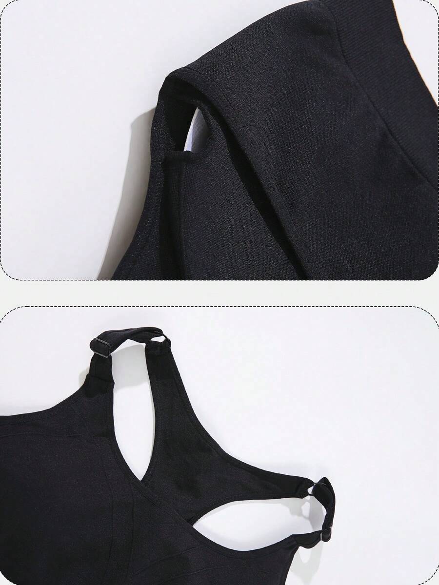 1Pcs Black Sport Solid Backles - огляд і ціна Seamless Ribbed Workout Tank Top