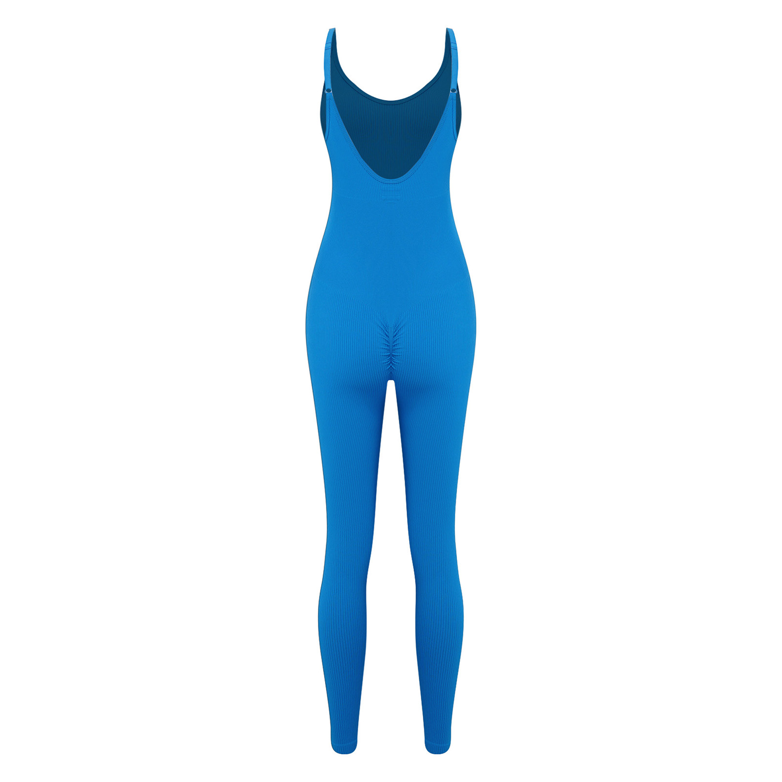 Women Yoga Workout Jumpsuit On - огляд і ціна Seamless Ribbed Workout Tank Top
