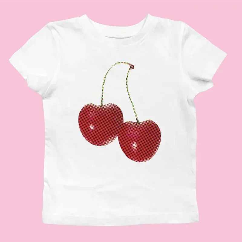 Aesthetic Summer Baby Tee Stre - огляд і ціна Y2K Graphic Baby Tee Crop