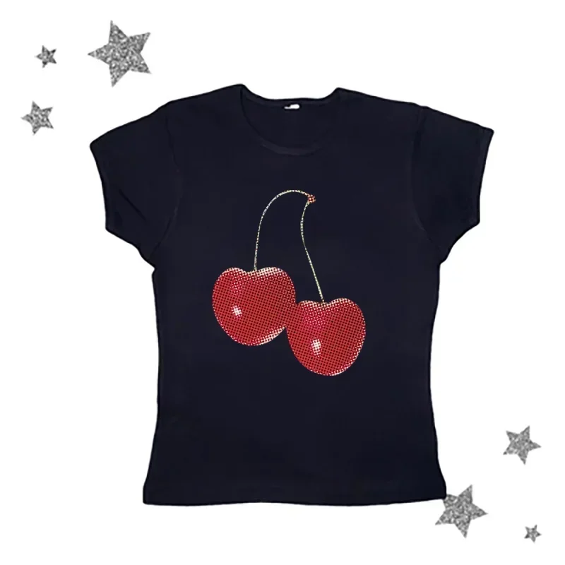 Aesthetic Summer Baby Tee Stre - огляд і ціна Y2K Graphic Baby Tee Crop