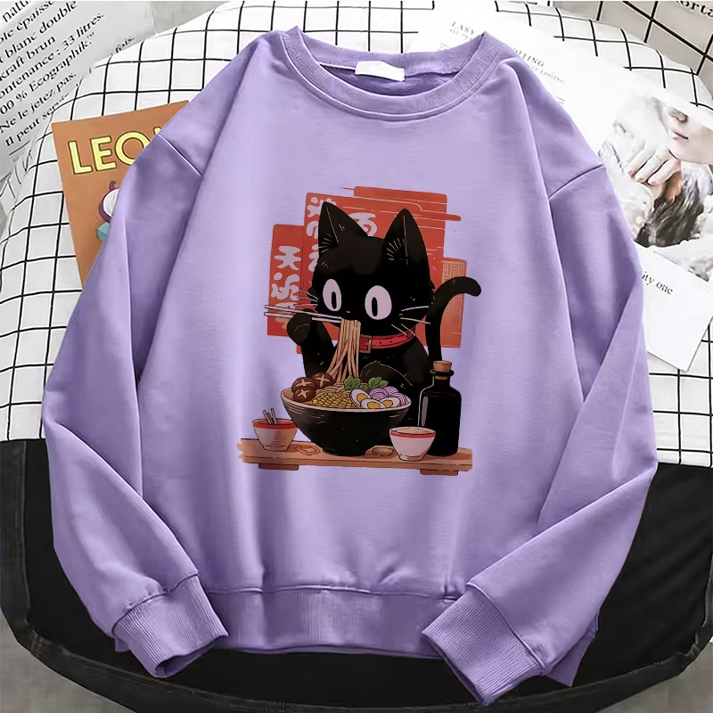 Funny Black Lamian Noodles Cat - огляд і ціна Dresses
