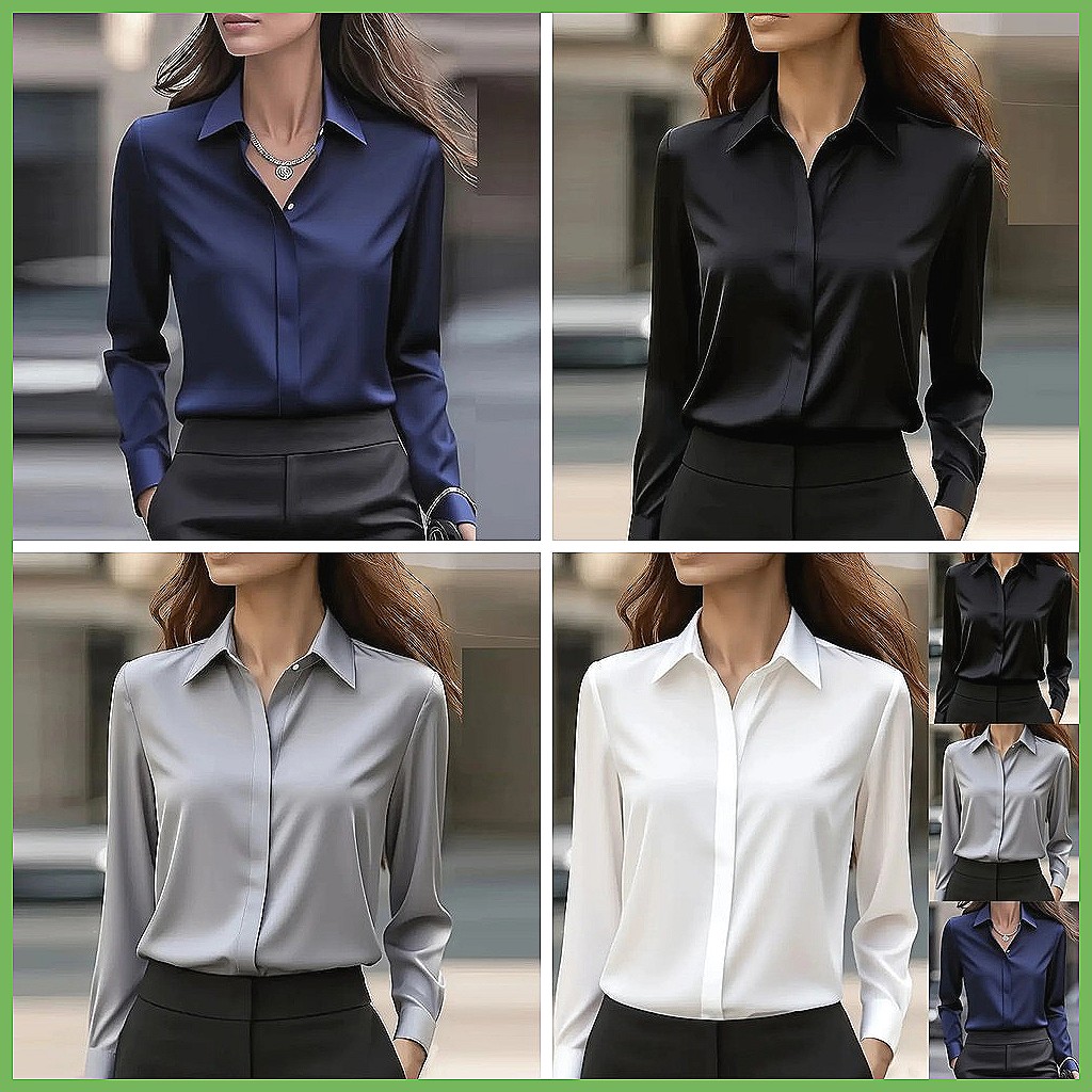 New Women's Office Blouse Long - огляд і ціна Blouses