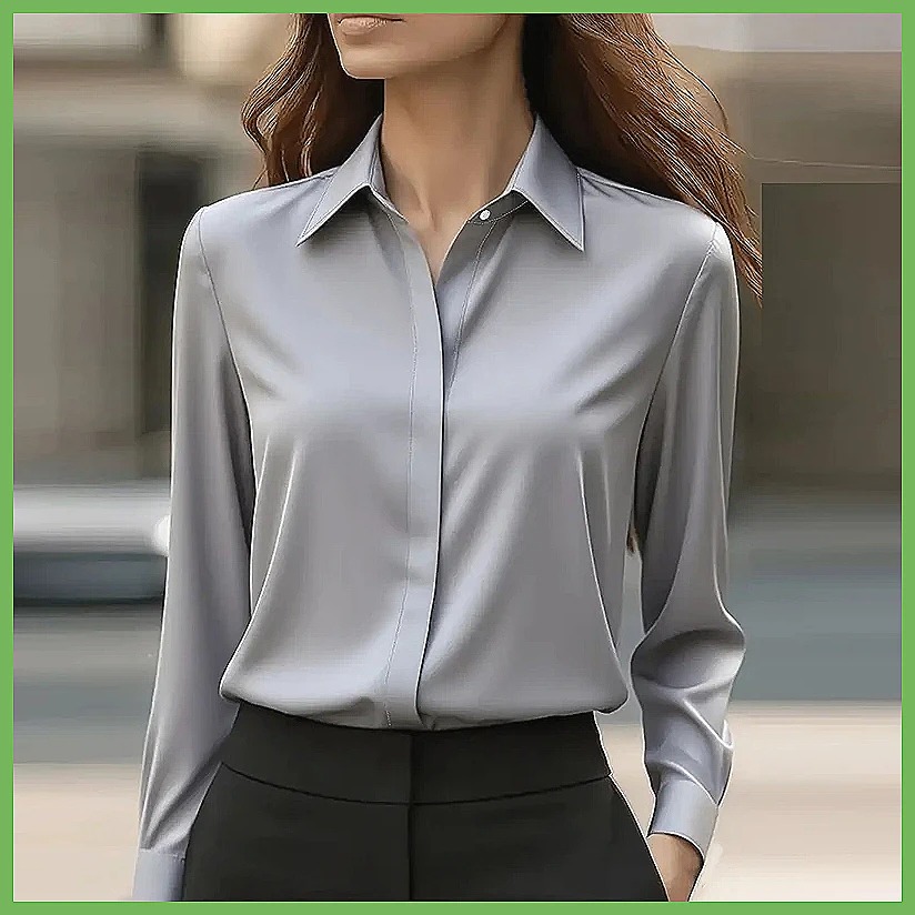 New Women's Office Blouse Long - огляд і ціна Blouses