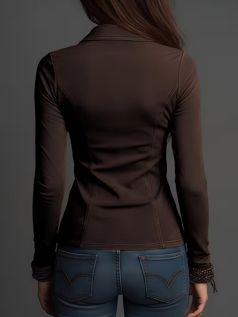 Women's Slim Fit Lapel Shirt,  - огляд і ціна Blouses