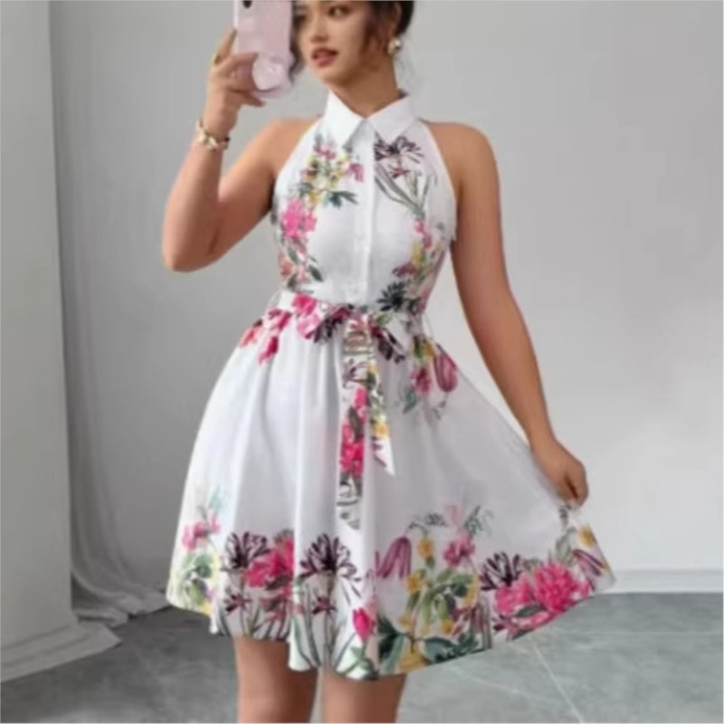 Women's Floral Dress 2026 Spri - огляд і ціна French Vintage Floral Midi Dress