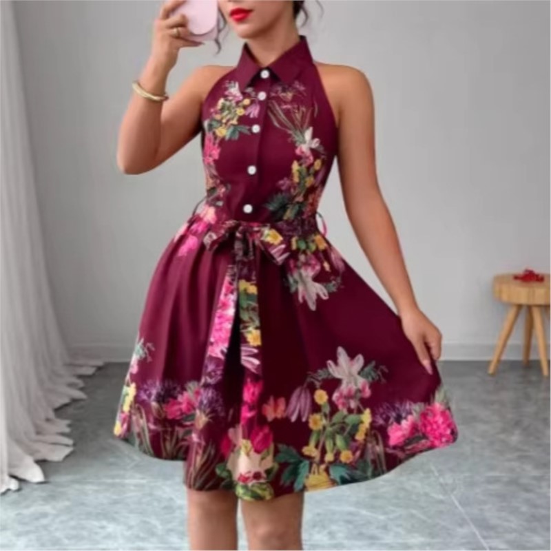 Women's Floral Dress 2026 Spri - огляд і ціна French Vintage Floral Midi Dress