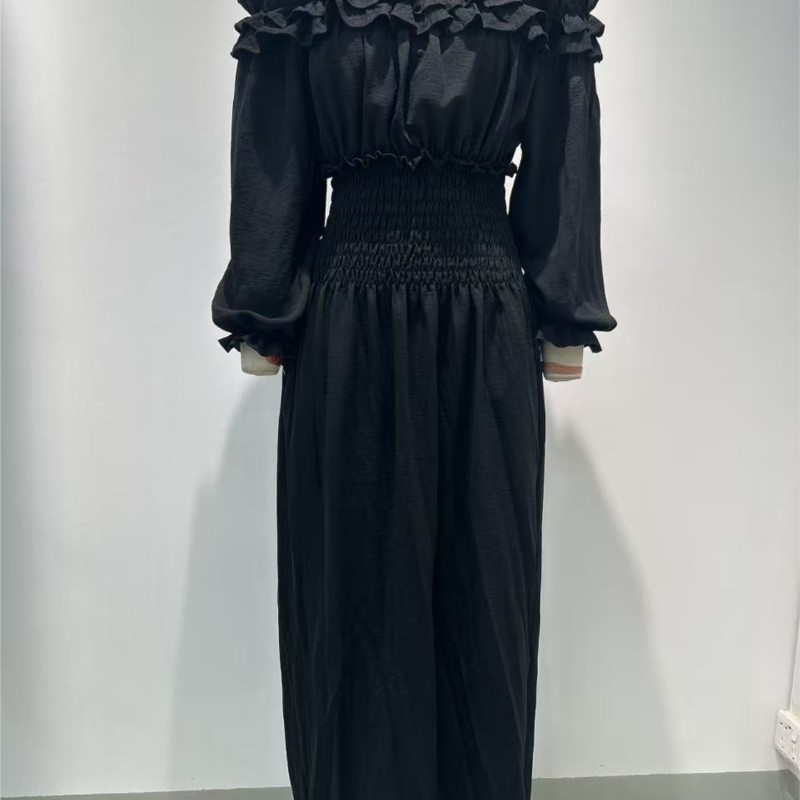 Women Off‑Shoulder Ruffle Maxi - огляд і ціна Off Shoulder Puff Sleeve Sundress