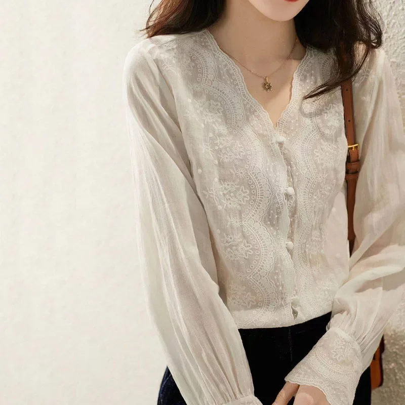 GELITAYIN V-Neck Long Sleeve L - огляд і ціна Casual Loose Linen Shirt Dress