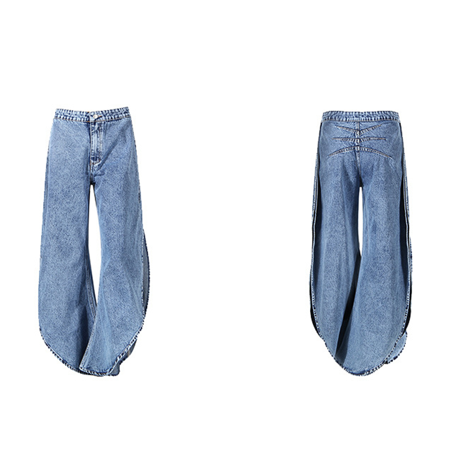 Y2K Women Denim Two Piece Outf - огляд і ціна Jeans