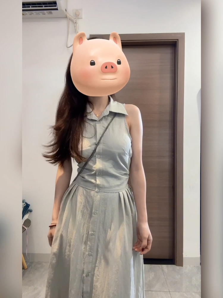 XZY Chic Casual  Collar Sleeve - огляд і ціна Korean Style A Line Shirt Dress