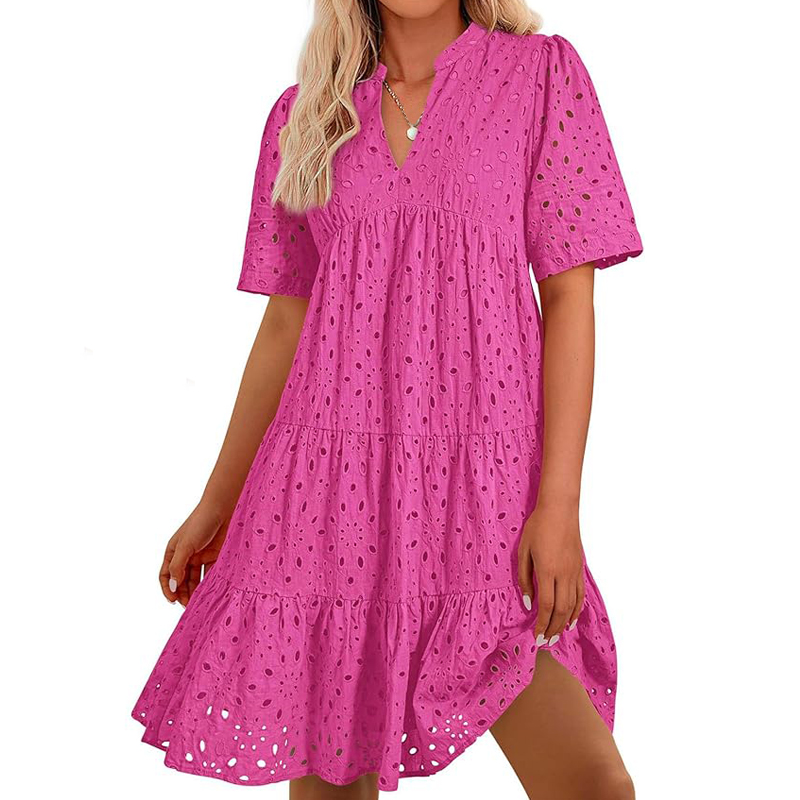 Women's Bohemian Summer V-Neck - огляд і ціна French Vintage Floral Midi Dress