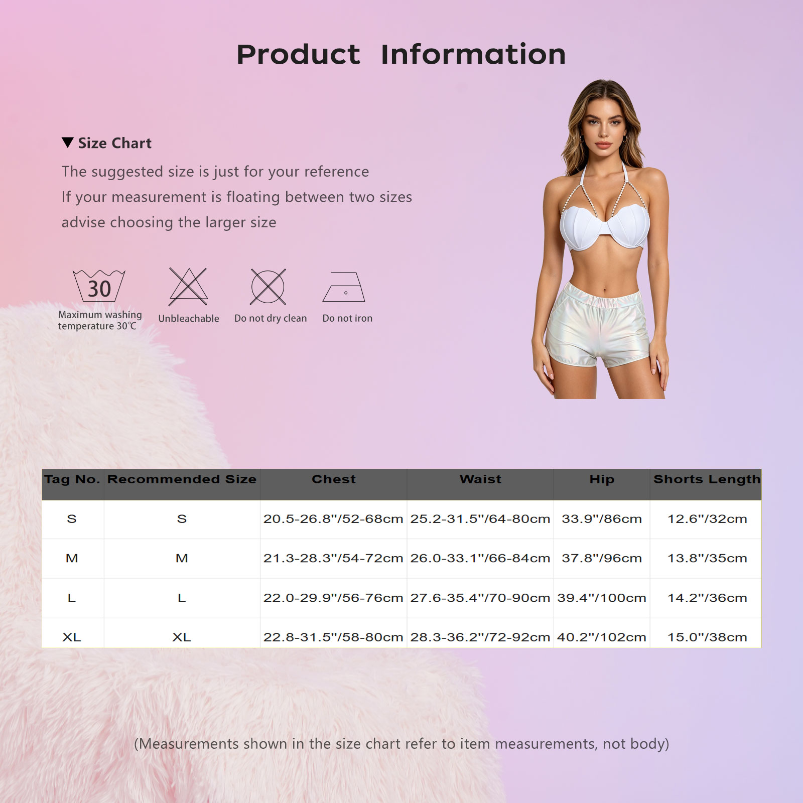 Women Metallic Shiny Swimwear  - огляд і ціна Tops