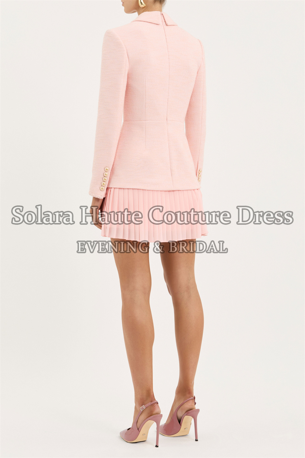 Solara Tweed Two Piece Suit Bl - огляд і ціна Tweed Two Piece Blazer Dress