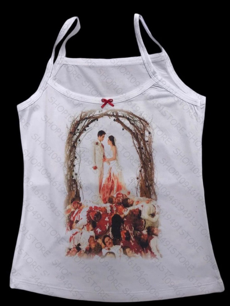 Anime Graphics Camisole Grunge - огляд і ціна Y2K Graphic Baby Tee Crop