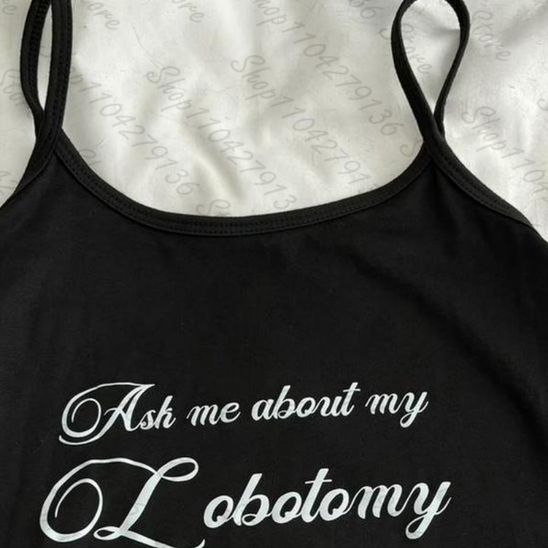 Vintage Punk Gothic Camisole T - огляд і ціна Y2K Graphic Baby Tee Crop