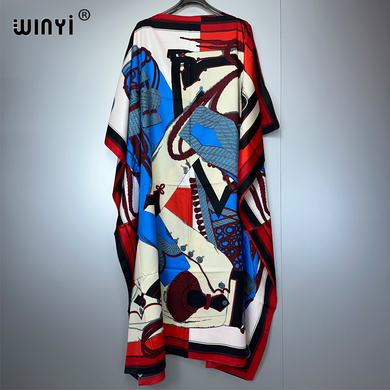 WINYI summer kaftan African Wo - огляд і ціна Boho Summer Beach Maxi Dress