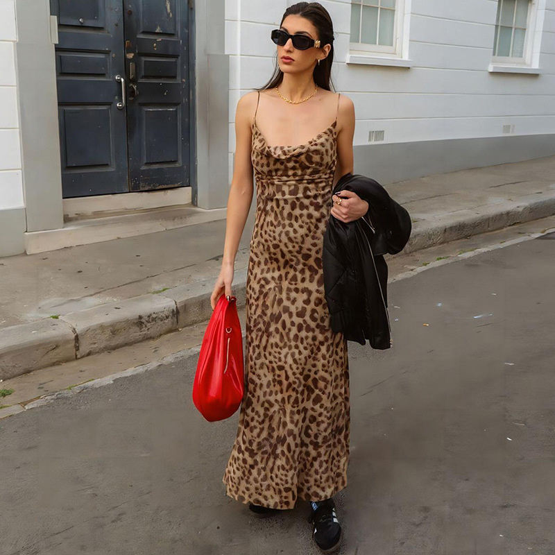 Vintage Leopard Print Sexy Cam - огляд і ціна French Vintage Floral Midi Dress