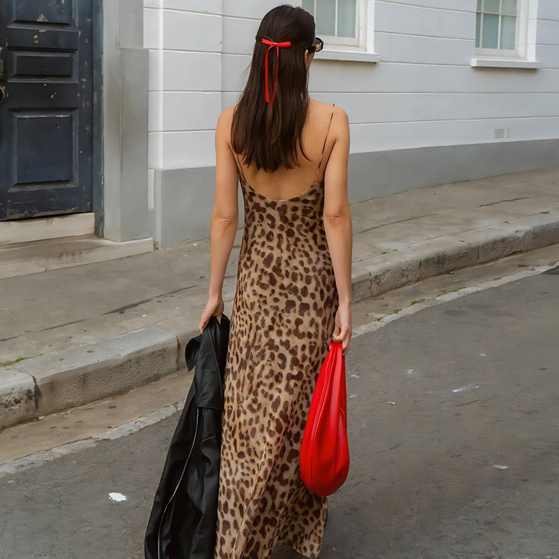 Vintage Leopard Print Sexy Cam - огляд і ціна French Vintage Floral Midi Dress