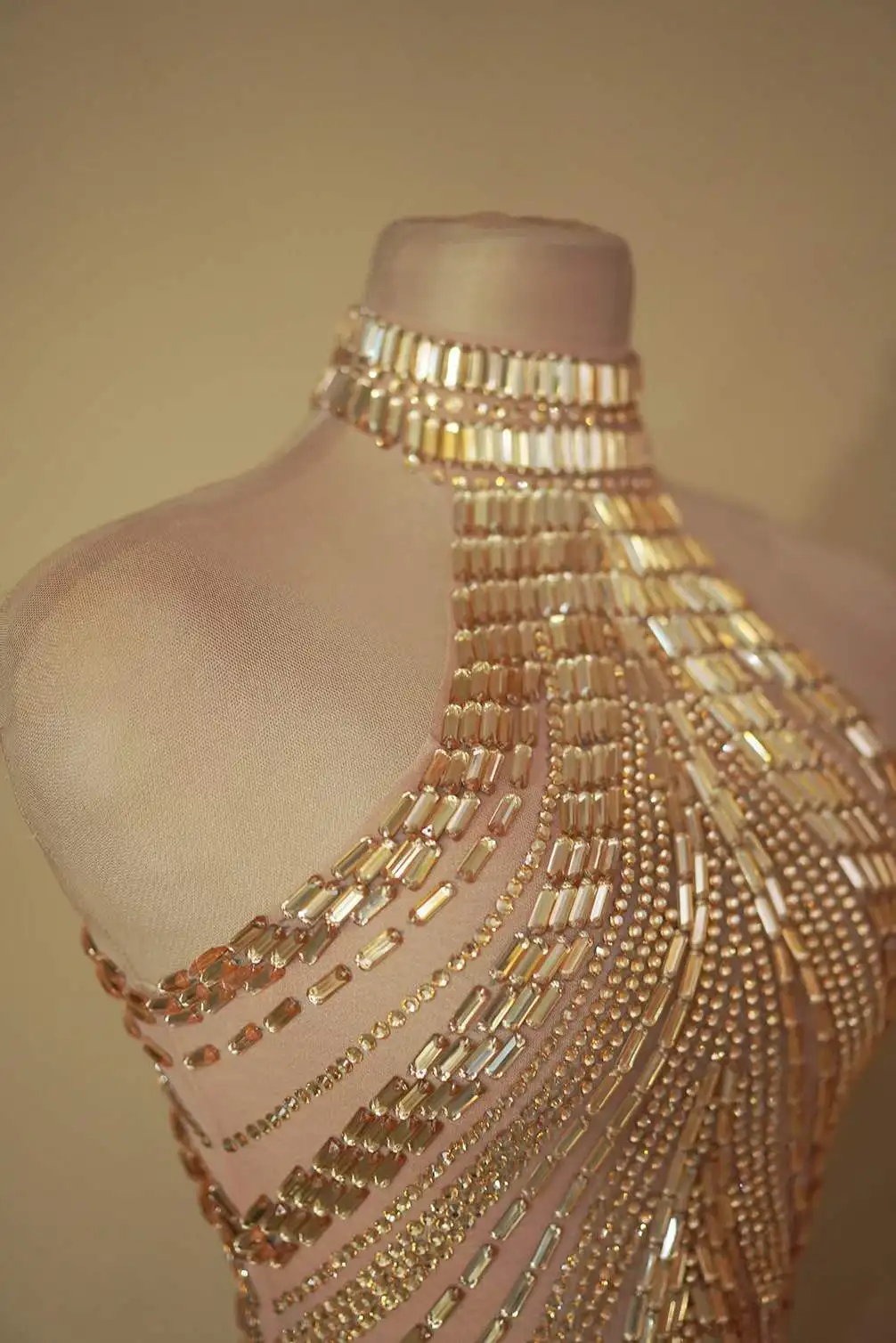 Sparkly Dress Women Stretch Rh - огляд і ціна Sparkly Rhinestone Club Party Dress