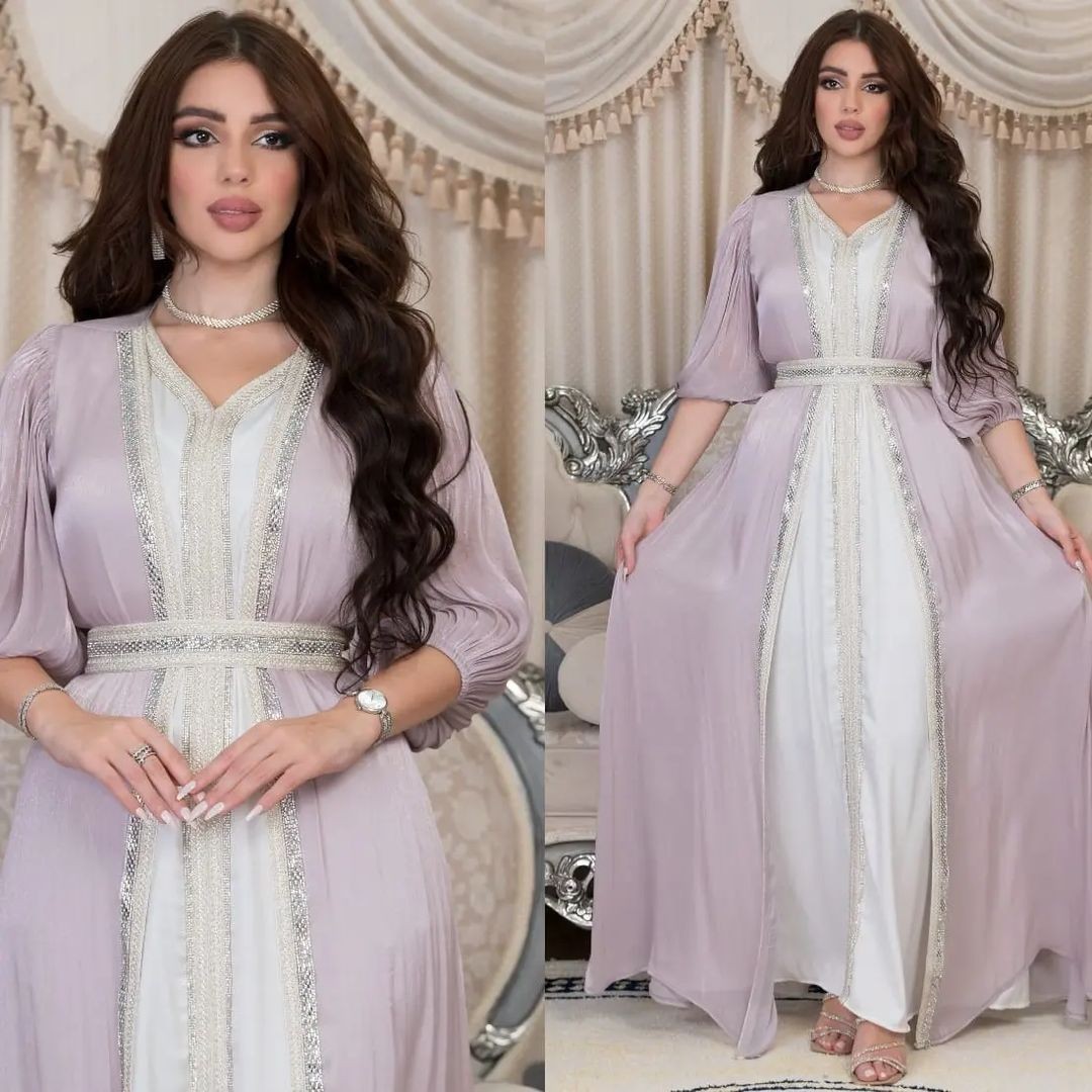 Lavender Sequin Dress V Neck P - огляд і ціна Dresses